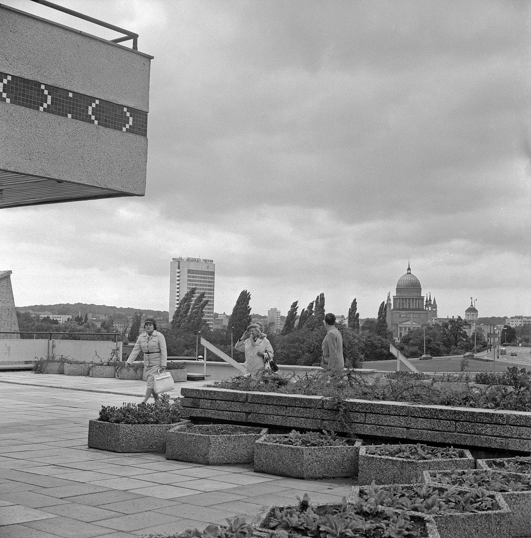 View from the entrance to downtown Potsdam 